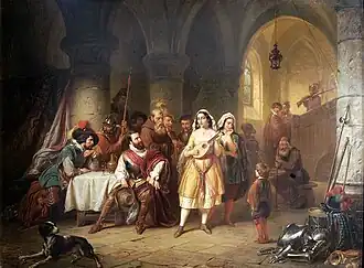 «Испанский король и цыганки», 1852, Калужский музей изобразительных искусств