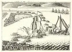 Адриан Шхонебек, «Взятие шведских судов «Астрильд» и «Гедан» на невском взморье в ночь с 6 на 7 мая 1703 года»