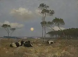 Восход луны над Зёйдерзе