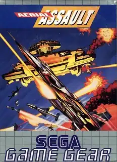 Обложка европейской версии Aerial Assault на Sega Game Gear