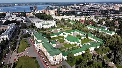 Вид на Ижевский арсенал, где ныне находится музей