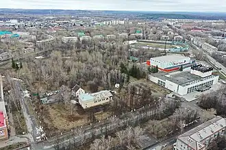 Вид на холм с воздуха