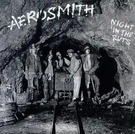 Обложка альбома Aerosmith «Night in the Ruts» (1979)