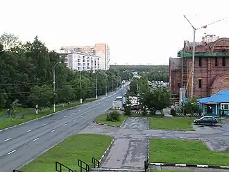 Вид от бывшего кинотеатра «Ханой». Июнь 2010