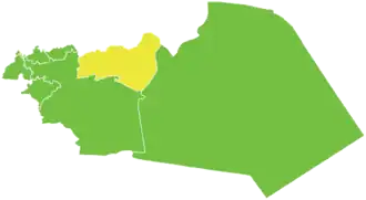 Район Мухаррам-эль-Фаукани на карте