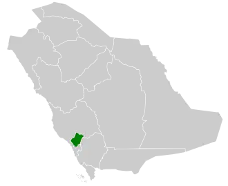 Эль-Баха на карте