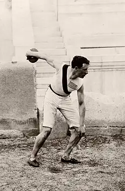 Олимпийский чемпион в метании диска, Роберт Гаретт, США