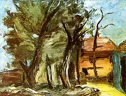 Город Дмитров. 1924. Орловский музей изобразительных искусств.