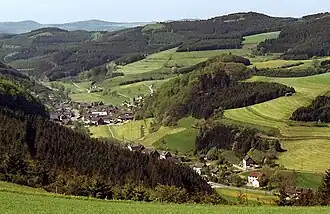 Вид Алертсхаузена с Дилеберга