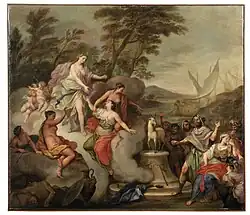 Жертвоприношение Ифигении. До 1738. Холст, масло. Частное собрание