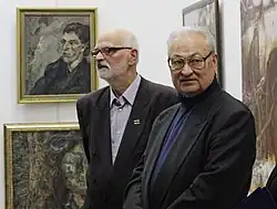 Открытие персональной выставки Алексея Марочкина. Минск, 22 ноября 2013 г.