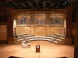 Принстонский университет, Александр Холл, аудитория. Триптих «Истории Гомера», общий вид