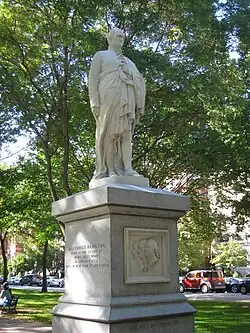 Памятник Александру Гамильтону в Бостоне