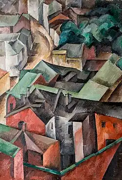 Александр Осмёркин.«Пейзаж», 1917 г.