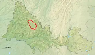 Александровский район на карте