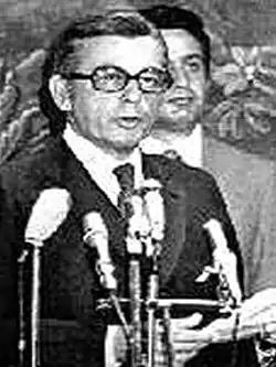 Нобри да Кошта на инаугурации правительства 29 августа 1978 года