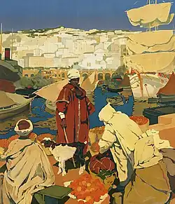 Порт Алжира. Апельсины (картина, ставшая основой для плаката)