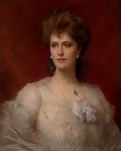 Портрет Алисы Кеппел кисти неизвестного художника, между 1890—1900.