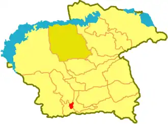 Каратальский район на карте