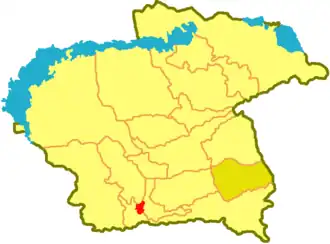 Уйгурский район на карте