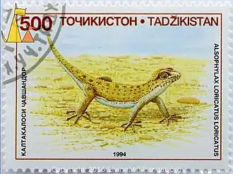 Список пресмыкающихся, занесённых в Красную книгу Таджикистана7 января 2018