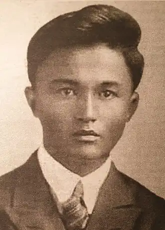 Амангельдиев Рамазан (фотография из газеты 1937 года)