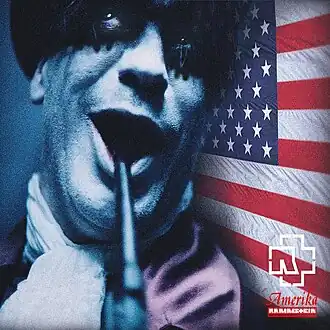 Обложка сингла Rammstein «Amerika» (2004)