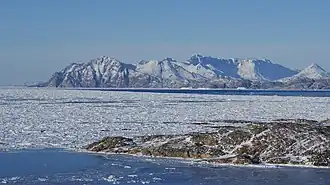 Вид на Аммассалик с острова Кулусук