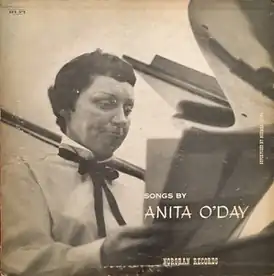 Обложка альбома Аниты О’Дэй «Songs By Anita O’Day» (1955)