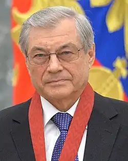 Во время награждения орденом «За заслуги перед Отечеством» II степени