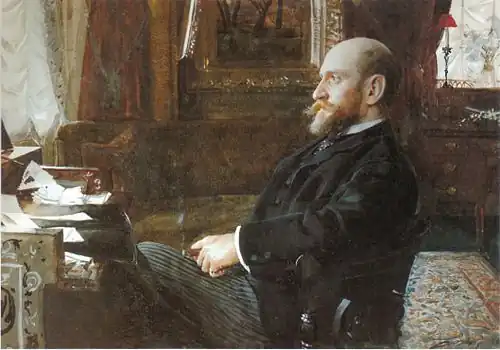 Худ. Андерс Цорн «Ernest Cassel», 1886