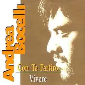 Обложка сингла Андреа Бочелли «Con te partirò» (1995)