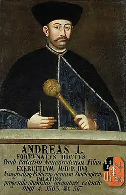 Андрей Сапега. Коденская галерея, 1709 год