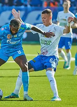 Ивлев в составе «Факела» в 2025 г.