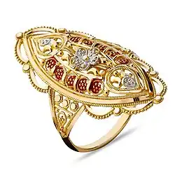 Эксклюзивное кольцо линии Alshahba