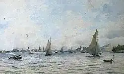 Stockholm från Mälaren, 1900