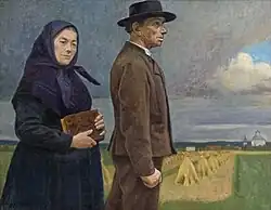 Дорога в церковь, 1892