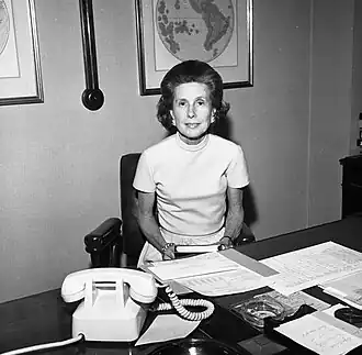 Энн Кокс за рабочим столом (Атланта, 13 декабря 1973 года)