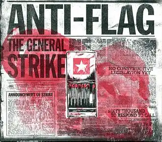 Обложка альбома Anti-Flag «The General Strike» (2012)