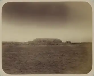 Развалины замка Кафыр-кала. Туркестанский альбом. 1871—1872 годы.