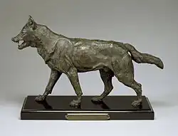 Оскалившийся волк