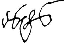 Изображение автографа