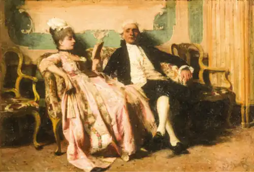 Ожидание в Венеции (итал. L'Attesa a Venezia), 1855