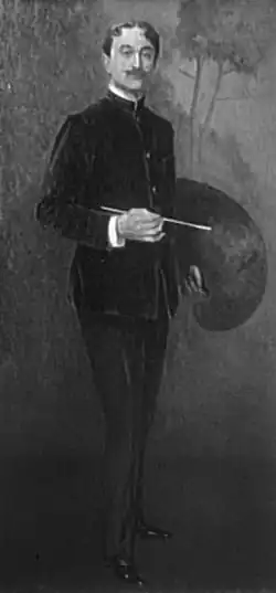 Антонио де ла Гандара. Портрет работы Монтгомери С. Рузвельта.