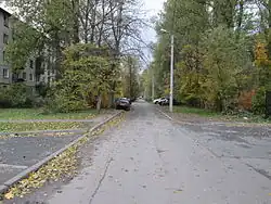 Вид в сторону Замшиной улицы