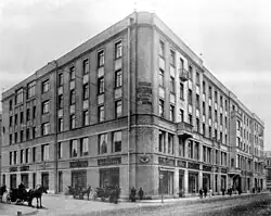 Фасад доходного дома со стороны Мясницкой улицы, 1907 год