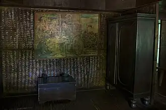 Внутренние панели савали в храме Мабини, традиционном филиппинском доме ( бахай кубо )