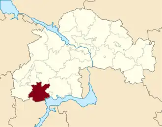 Апостоловский район на карте