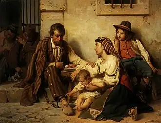 Свидание заключённого со своим семейством