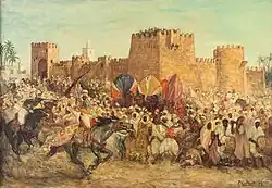 Арабская сцена (Скачки?).